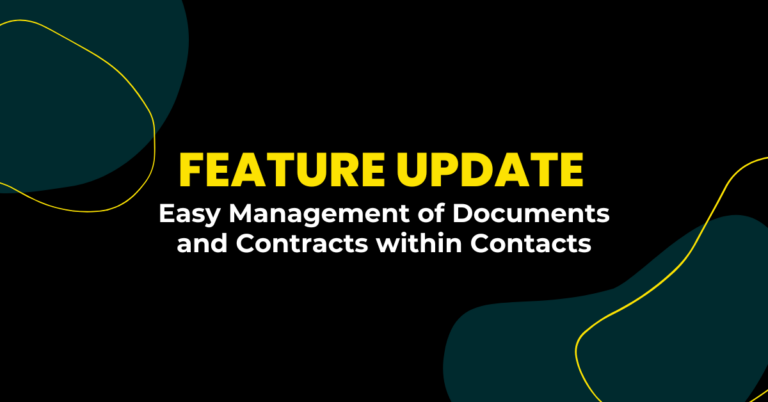 Feature Update: Easy Management of Documents and Contracts within Contacts